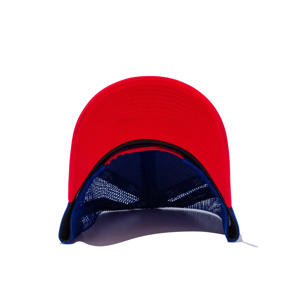 9FORTY A-Frame トラッカー ロサンゼルス・クリッパーズ ブルー × チームカラー レッドバイザー