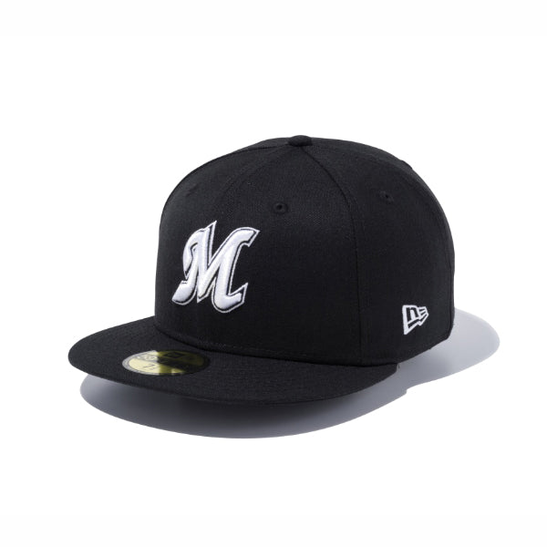 59FIFTY 千葉ロッテマリーンズ ブラック × ホワイト