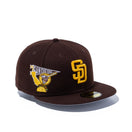 59FIFTY MLB CITY サンディエゴ・パドレス グレーアンダーバイザー