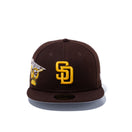 59FIFTY MLB CITY サンディエゴ・パドレス グレーアンダーバイザー