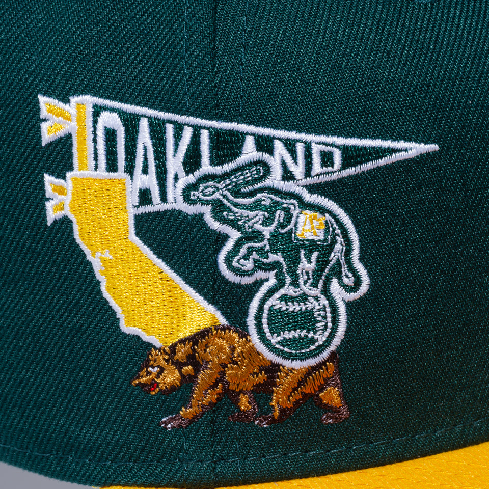 59FIFTY MLB CITY オークランド・アスレチックス グレーアンダーバイザー