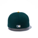 59FIFTY MLB CITY オークランド・アスレチックス グレーアンダーバイザー