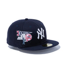 59FIFTY MLB CITY ニューヨーク・ヤンキース グレーアンダーバイザー