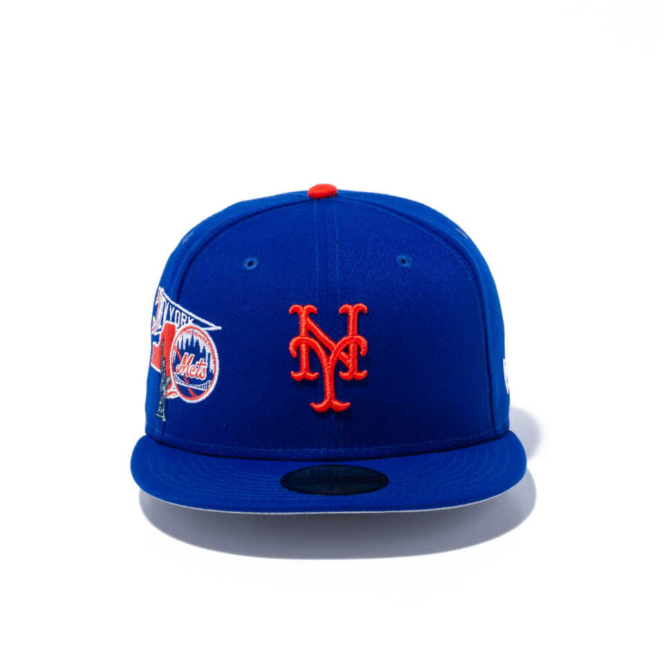 59FIFTY MLB CITY ニューヨーク・メッツ グレーアンダーバイザー