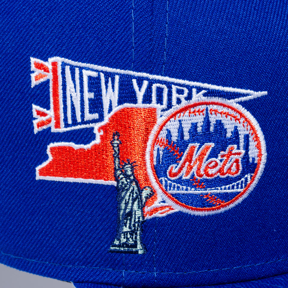 59FIFTY MLB CITY ニューヨーク・メッツ グレーアンダーバイザー