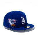 59FIFTY MLB CITY ロサンゼルス・ドジャース グレーアンダーバイザー