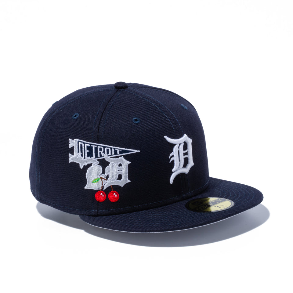 59FIFTY MLB CITY デトロイト・タイガース グレーアンダーバイザー