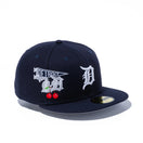 59FIFTY MLB CITY デトロイト・タイガース グレーアンダーバイザー