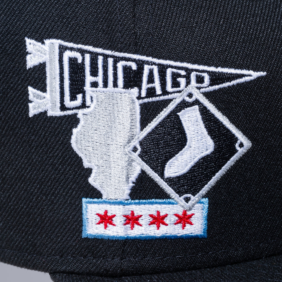 59FIFTY MLB CITY シカゴ・ホワイトソックス グレーアンダーバイザー
