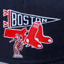 59FIFTY MLB CITY ボストン・レッドソックス グレーアンダーバイザー