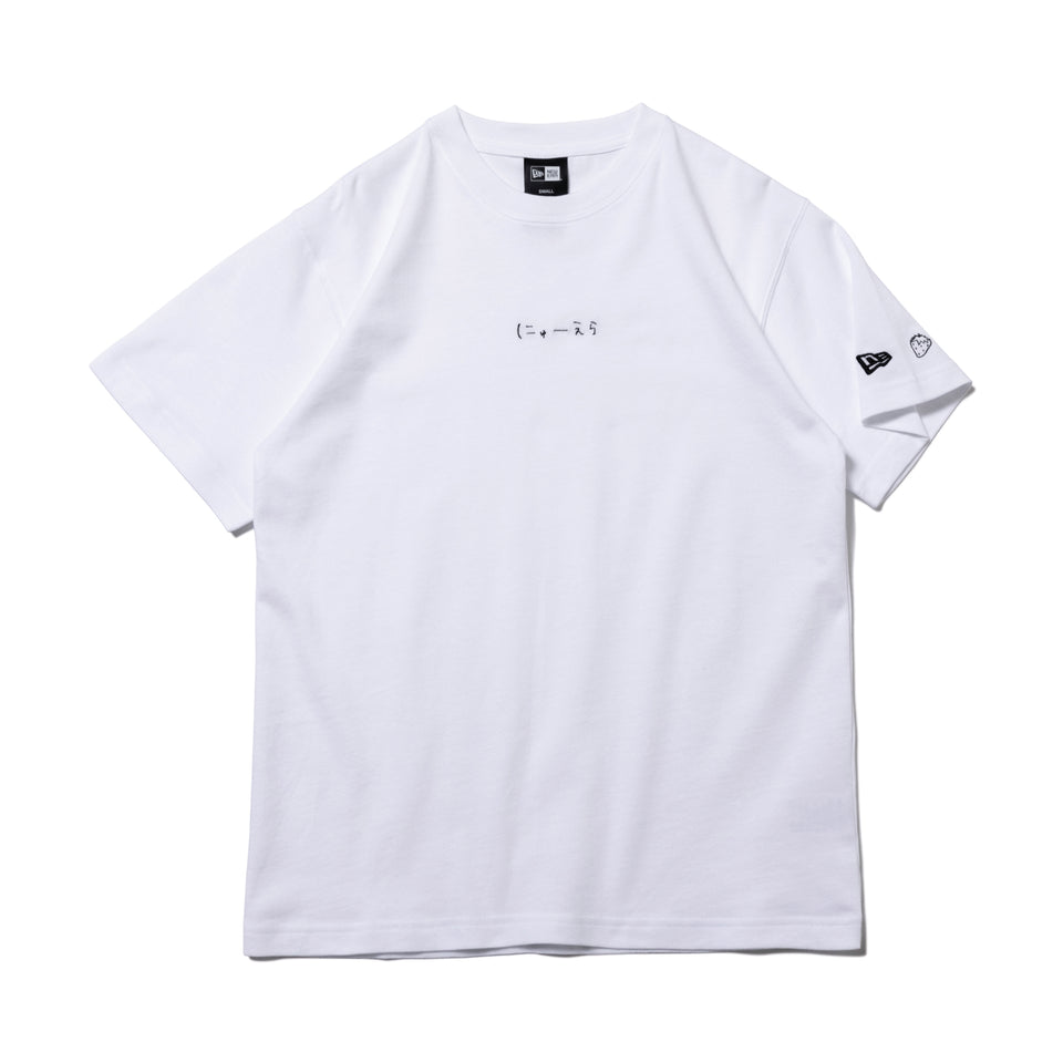予約 | 半袖 コットン Tシャツ AI TAKAHASHI 高橋愛 にゅーえら 1920 1986 ロゴ ホワイト レギュラーフィット