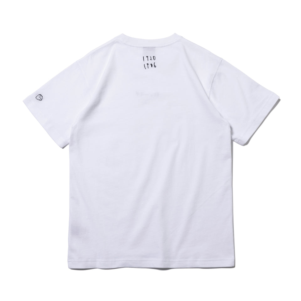 予約 | 半袖 コットン Tシャツ AI TAKAHASHI 高橋愛 にゅーえら 1920 1986 ロゴ ホワイト レギュラーフィット