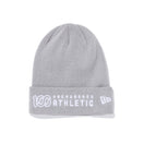 カフニット ONEHUNDRED ATHLETIC ロゴ グレー × ホワイト