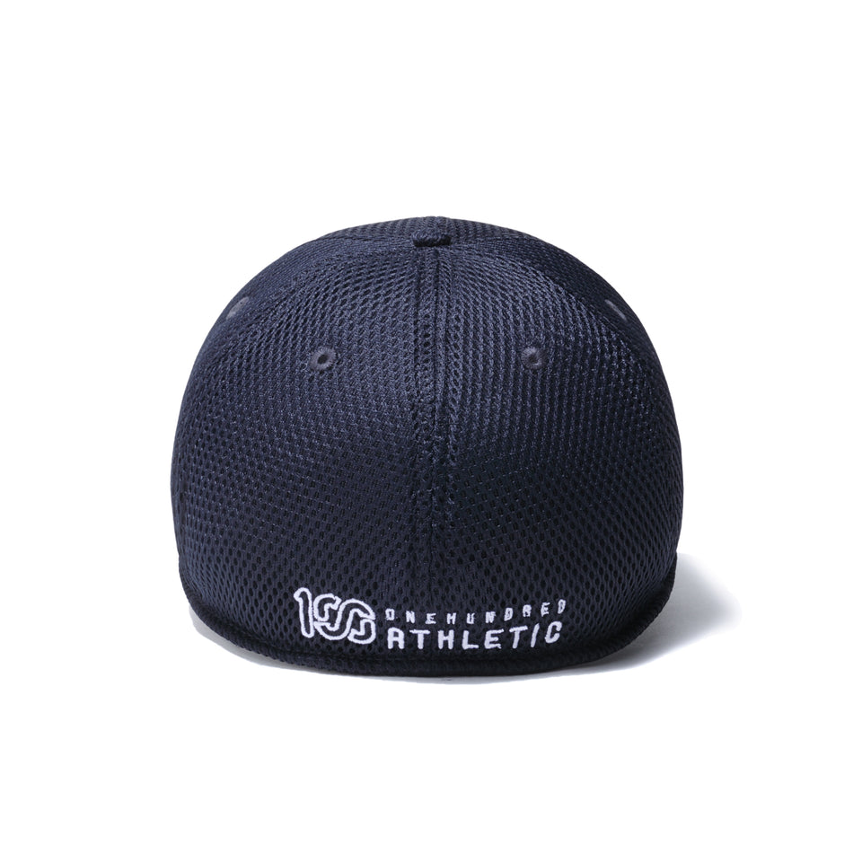 39THIRTY ONEHUNDRED ATHLETIC 100 ミニロゴ ネイビー × ホワイト
