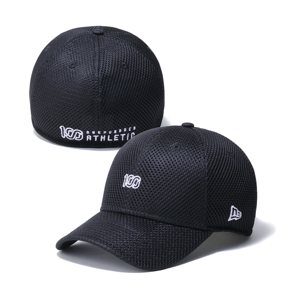 39THIRTY ONEHUNDRED ATHLETIC 100 ミニロゴ ブラック × ホワイト