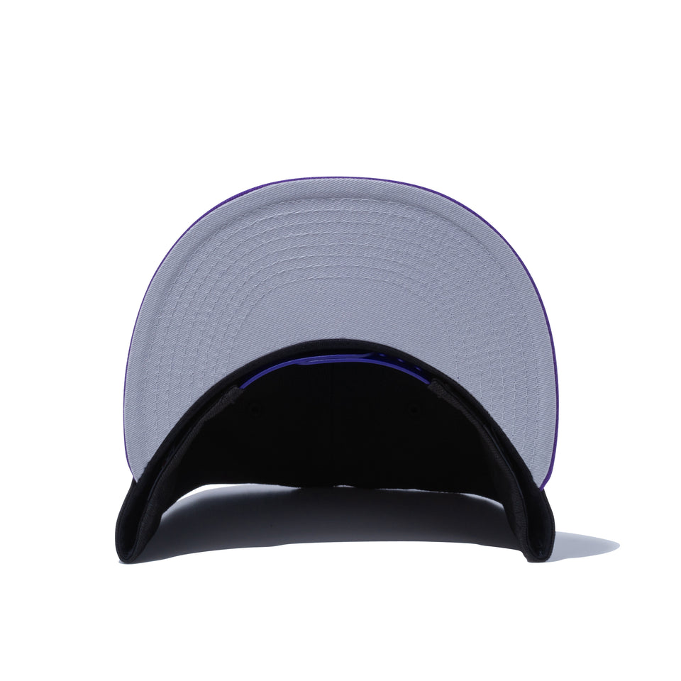 9FIFTY 2020 NBA CHAMPIONS ロサンゼルス・レイカーズ ブラック パープルバイザー