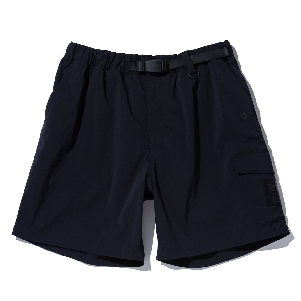ストレッチ カーゴ ショートパンツ NEW ERA BLACK LABEL ブラック