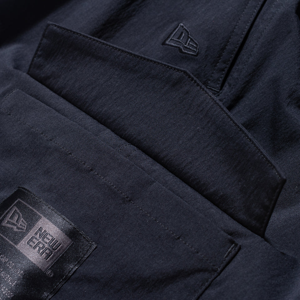 ストレッチ カーゴ ショートパンツ NEW ERA BLACK LABEL ブラック