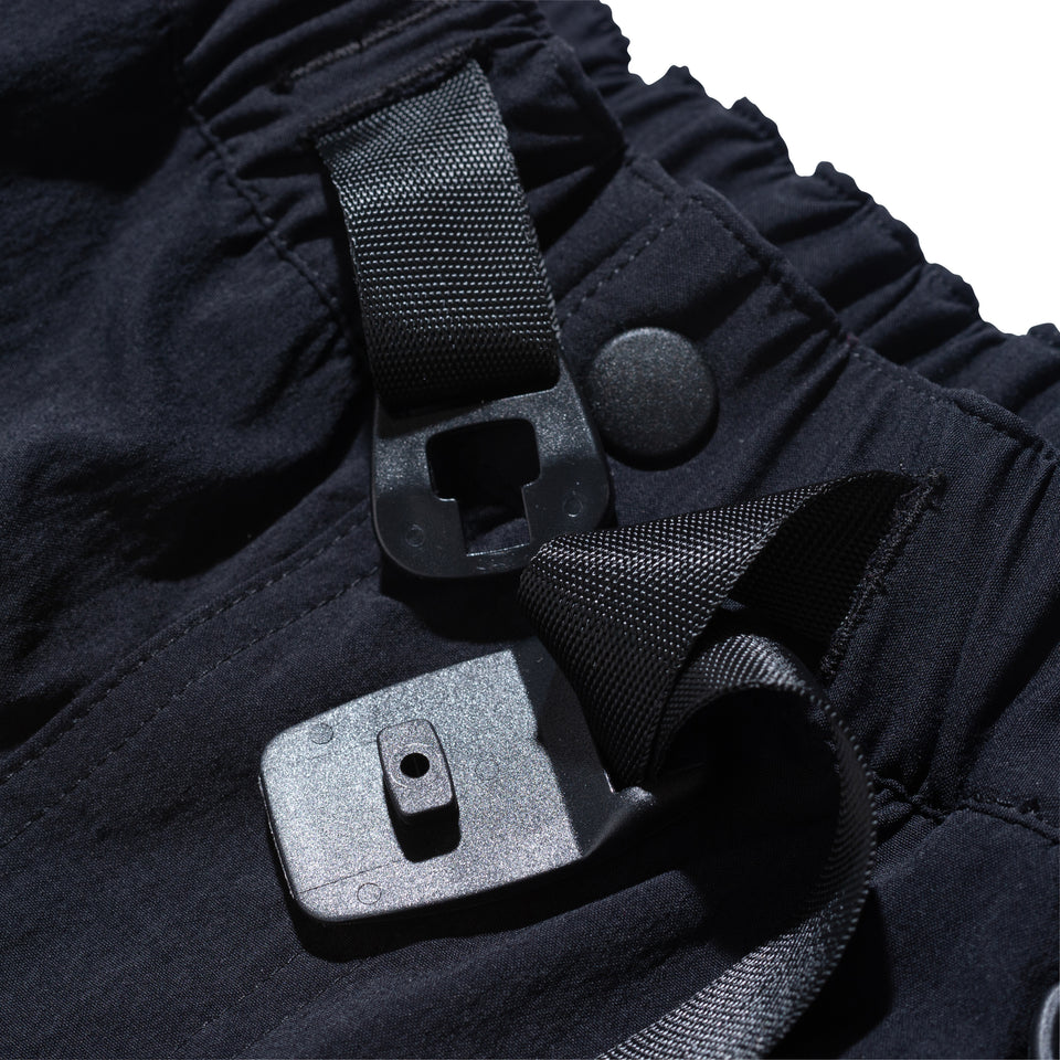 ストレッチ カーゴ ショートパンツ NEW ERA BLACK LABEL ブラック