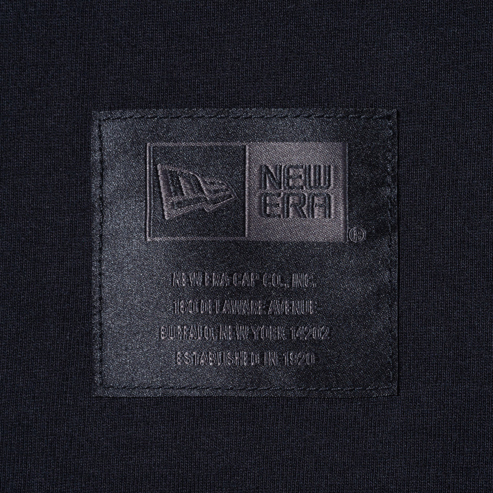 長袖 コットン Tシャツ NEW ERA BLACK LABEL リラックスフィット ブラック