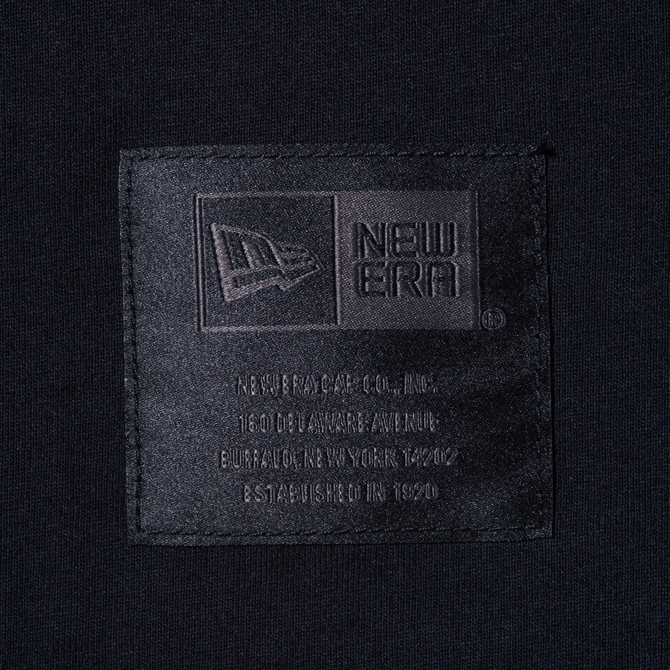 長袖 コットン Tシャツ NEW ERA BLACK LABEL リラックスフィット ブラック
