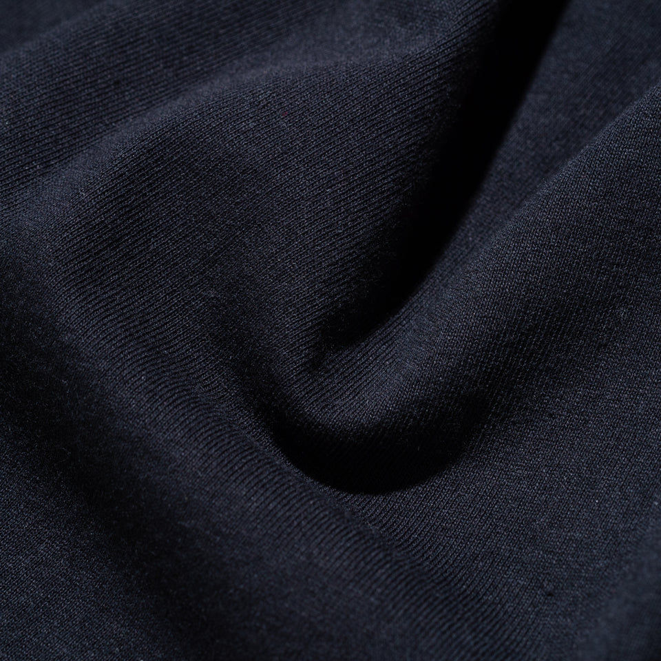 長袖 コットン Tシャツ NEW ERA BLACK LABEL リラックスフィット ブラック