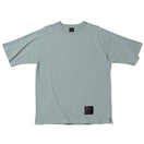 半袖 パネルド コットン Tシャツ NEW ERA BLACK LABEL セージグリーン