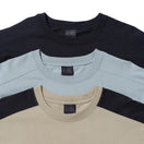 半袖 パネルド コットン Tシャツ NEW ERA BLACK LABEL ペールカーキ