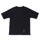 半袖 パネルド コットン Tシャツ NEW ERA BLACK LABEL ブラック