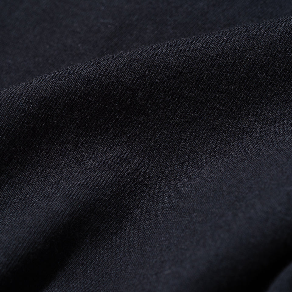 半袖 パネルド コットン Tシャツ NEW ERA BLACK LABEL ブラック