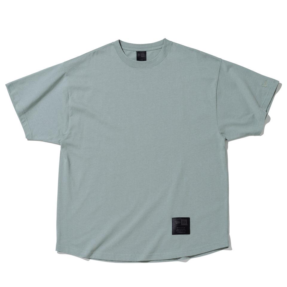 オーバーサイズド 半袖 コットン Tシャツ NEW ERA BLACK LABEL セージグリーン