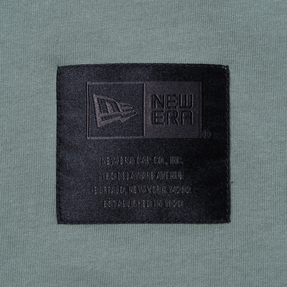 オーバーサイズド 半袖 コットン Tシャツ NEW ERA BLACK LABEL セージグリーン