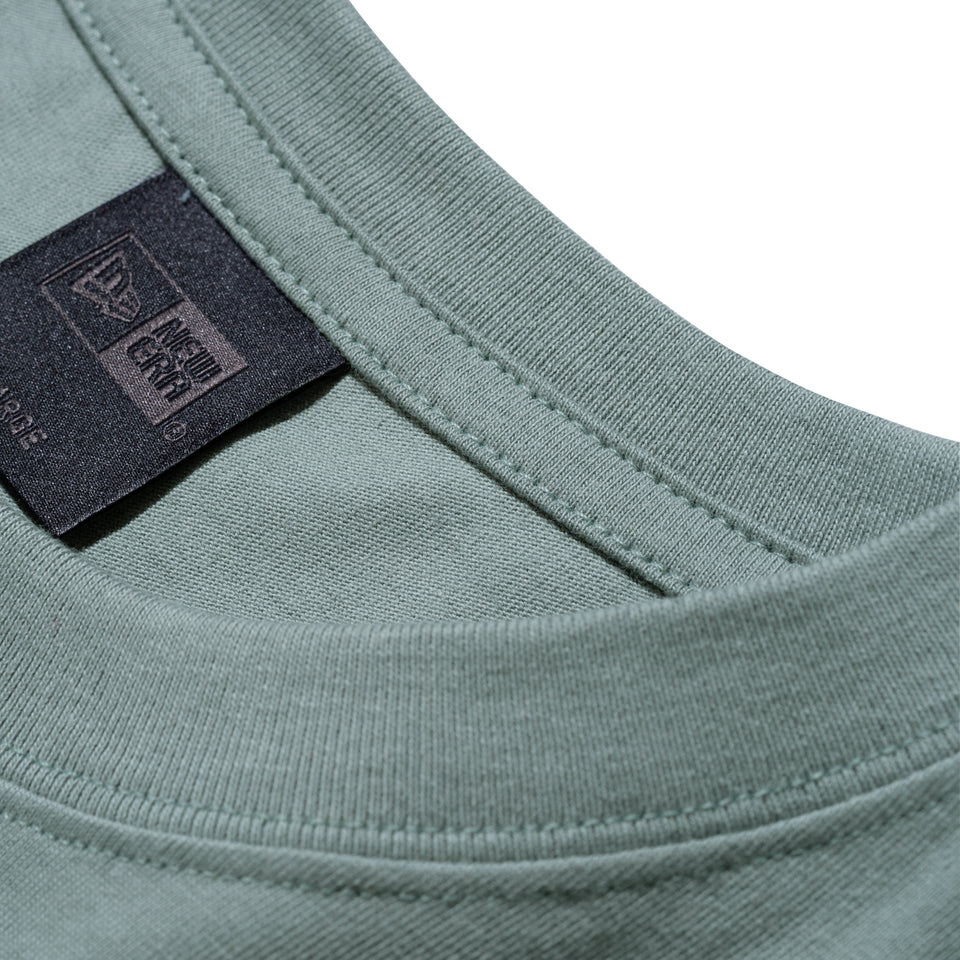 オーバーサイズド 半袖 コットン Tシャツ NEW ERA BLACK LABEL セージグリーン