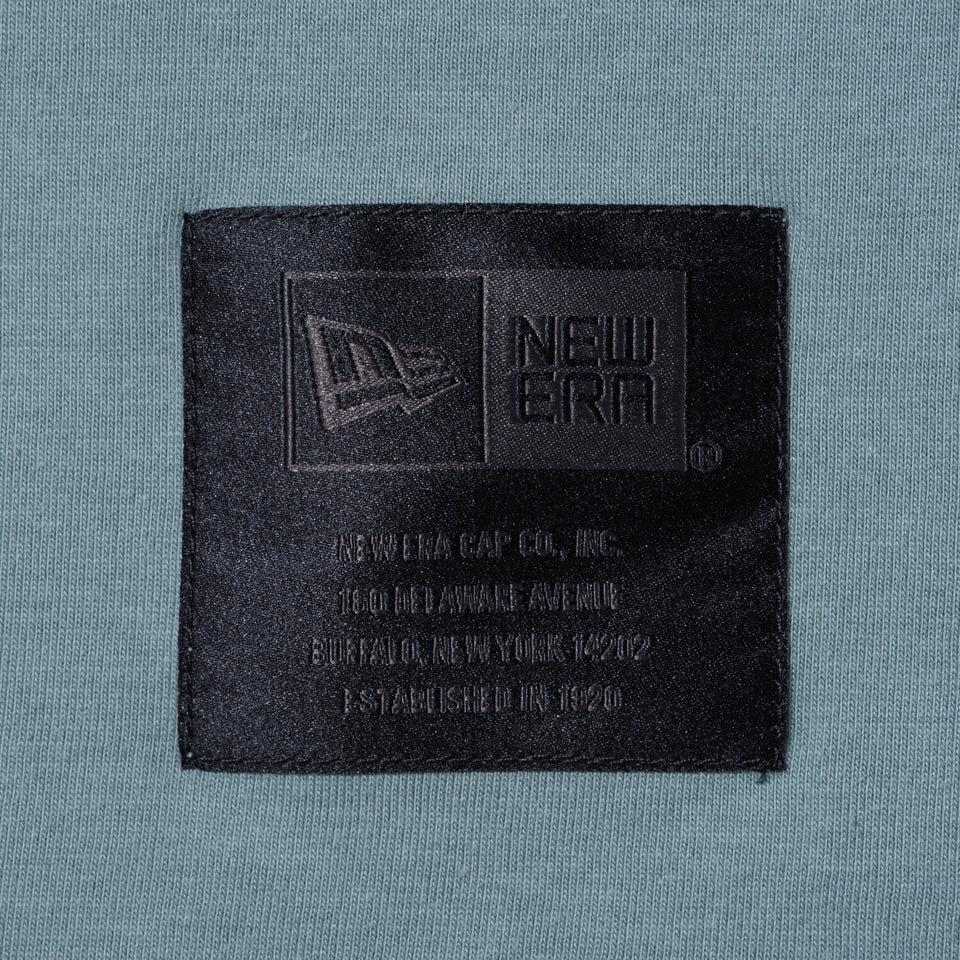 オーバーサイズド 長袖 コットン Tシャツ NEW ERA BLACK LABEL セージグリーン