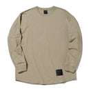オーバーサイズド 長袖 コットン Tシャツ NEW ERA BLACK LABEL ペールカーキ