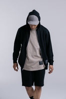 オーバーサイズド 長袖 コットン Tシャツ NEW ERA BLACK LABEL ペールカーキ