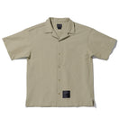 半袖 オープンカラーシャツ NEW ERA BLACK LABEL ペールカーキ