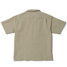半袖 オープンカラーシャツ NEW ERA BLACK LABEL ペールカーキ