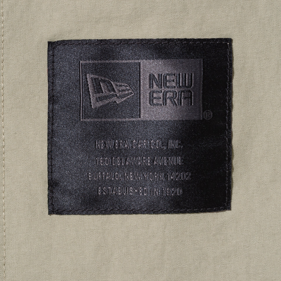 半袖 オープンカラーシャツ NEW ERA BLACK LABEL ペールカーキ