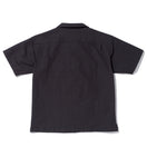 半袖 オープンカラーシャツ NEW ERA BLACK LABEL ブラック
