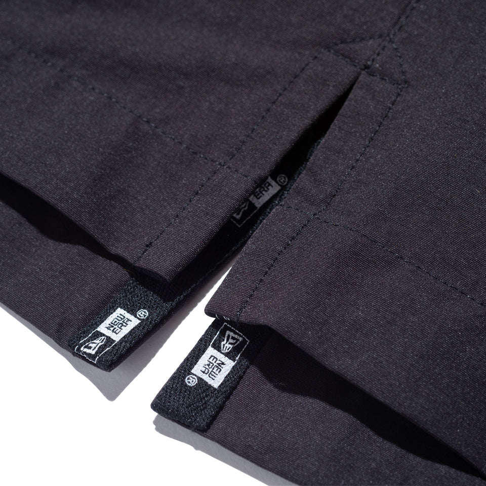 半袖 オープンカラーシャツ NEW ERA BLACK LABEL ブラック