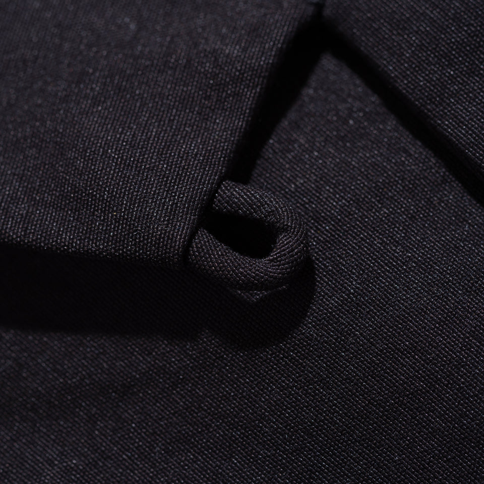 半袖 オープンカラーシャツ NEW ERA BLACK LABEL ブラック