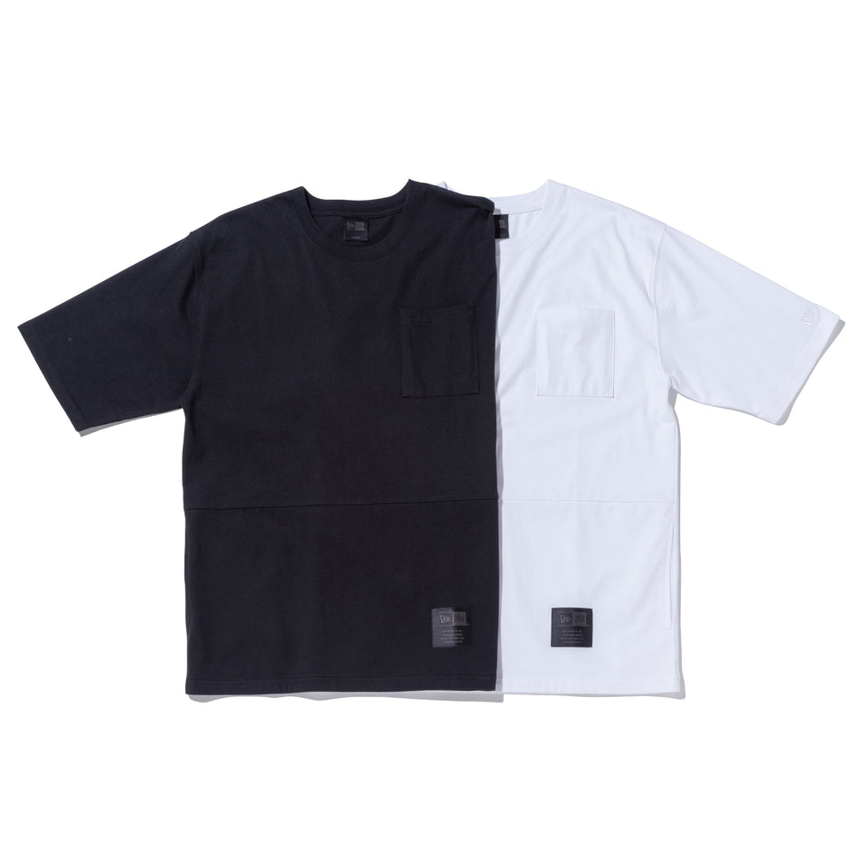 半袖 ダブルポケット コットン Tシャツ NEW ERA BLACK LABEL ホワイト