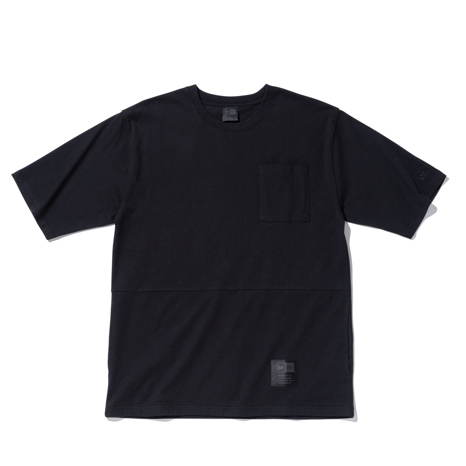 半袖 ダブルポケット コットン Tシャツ NEW ERA BLACK LABEL ブラック