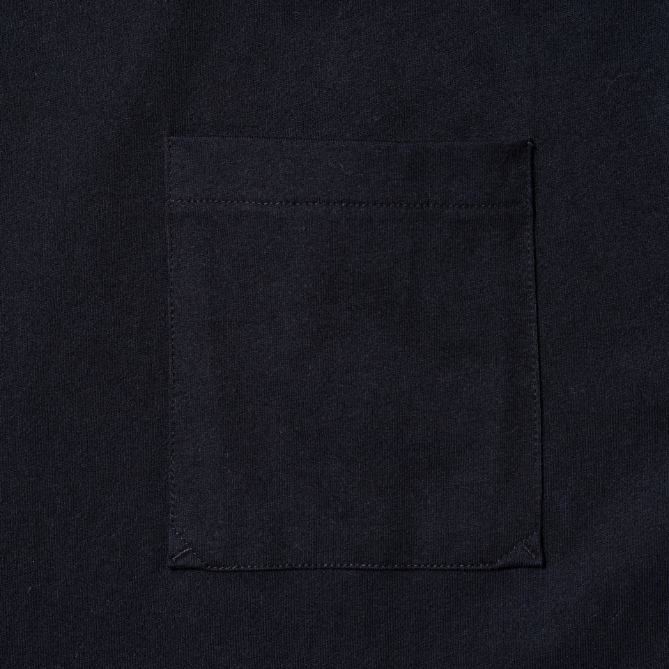 半袖 ダブルポケット コットン Tシャツ NEW ERA BLACK LABEL ブラック