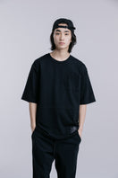 半袖 ダブルポケット コットン Tシャツ NEW ERA BLACK LABEL ブラック