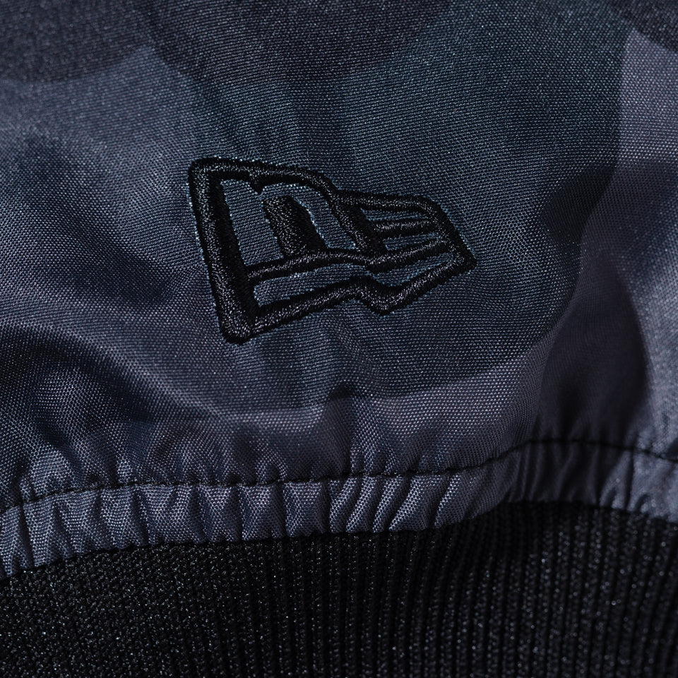 コーチジャケット NEW ERA BLACK LABEL ブラック×ダークカモフラージュ