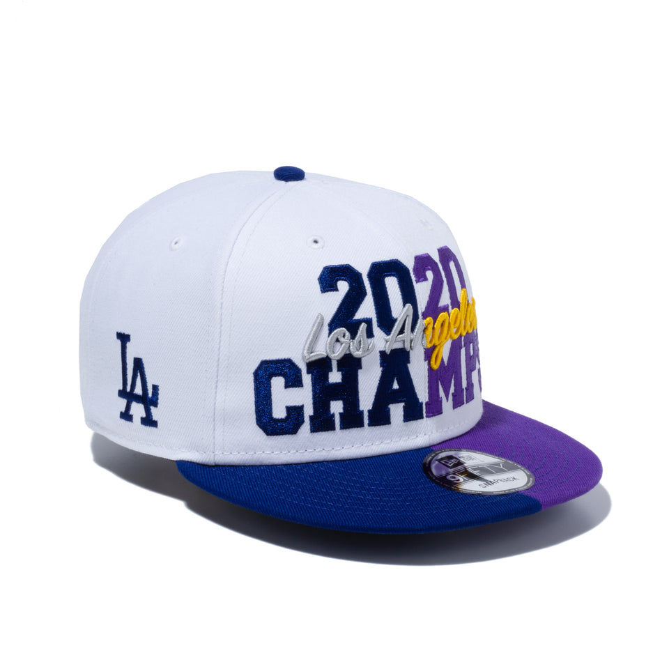 9FIFTY 2020 CHAMPIONS ロサンゼルス・ドジャース ロサンゼルス・レイカーズ ホワイト
