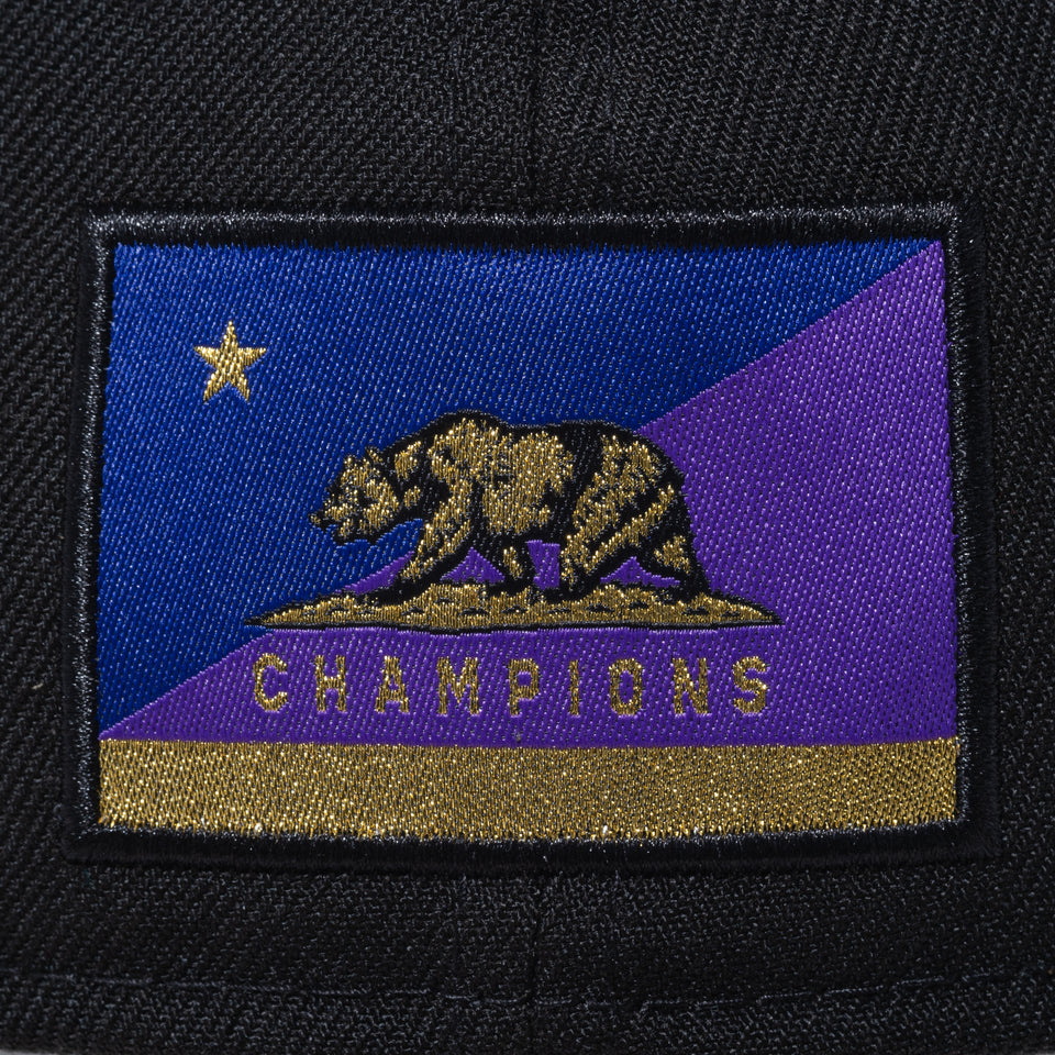 59FIFTY 2020 CHAMPIONS ロサンゼルス・ドジャース ロサンゼルス・レイカーズ ブラック
