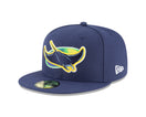 59FIFTY MLBオンフィールド タンパベイ・レイズ オルタネイト